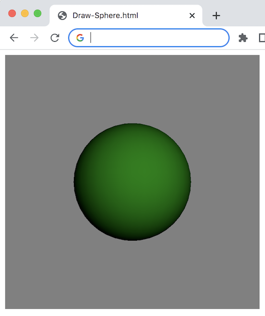 3Dmol.js Example - Draw Sphere
