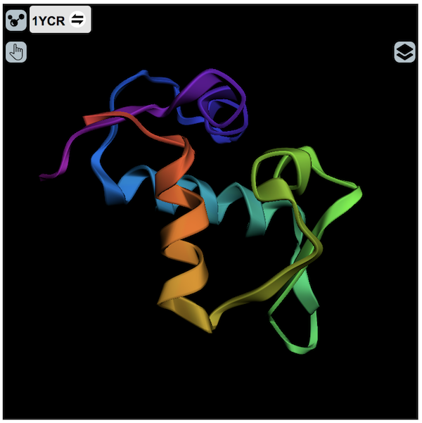 Embedded 3Dmol Viewer - Load PDB Protein